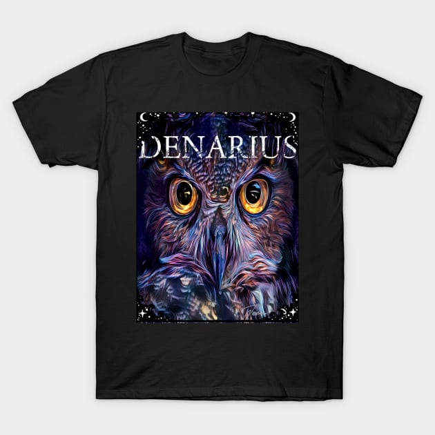 Midnight Owl T-Shirt by DenariusClothing